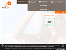 Tablet Screenshot of hotelauroramare.net
